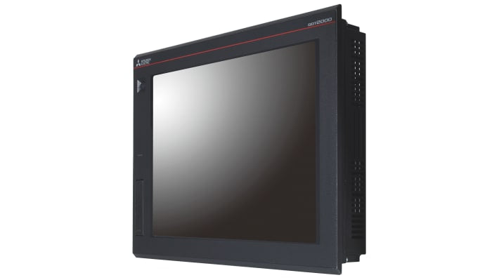 Mitsubishi Electric GT2104-RTBD, display HMI touchscreen 4,3" TFT, risoluzione 480x272, interfacce Ethernet e USB.