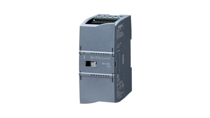 Modulo I/O PLC Siemens 6ES7231-4HD32-0XB0 con 4 ingressi analogici - Serie SIMATIC S7-1200 - Resistente e versatile - Ideale per il settore automotive.