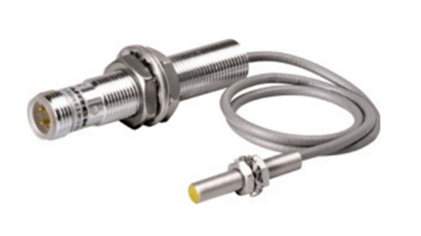 Sensore di prossimità cilindrico Turck Bi1.5-EG05-0.3-M12-SIU-H1141, induttivo, 1,5 mm di rilevamento, acciaio inox, IP67.