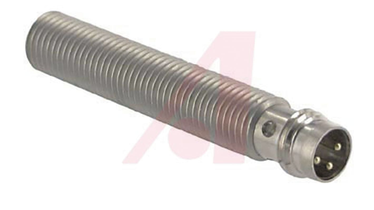 Sensore di prossimità cilindrico PNP M8 Turck Bi1.5-EG08-AP6X-V1131, rilevamento 1,5 mm, IP67, acciaio inox, -25/+70 °C.