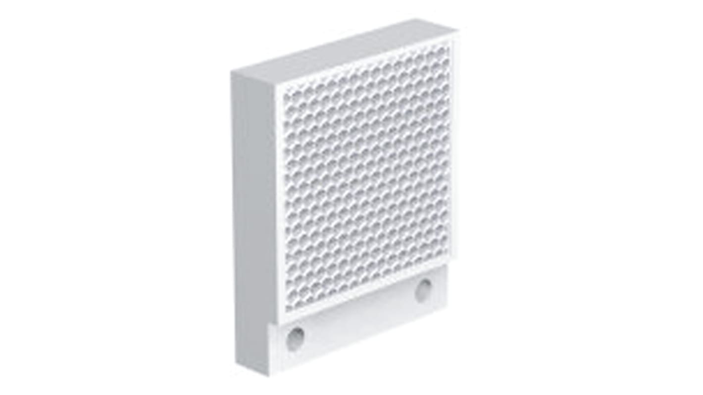 Riflettore quadrato per sensore fotoelettrico QS30, Banner BRT-35X35B, per applicazioni industriali.