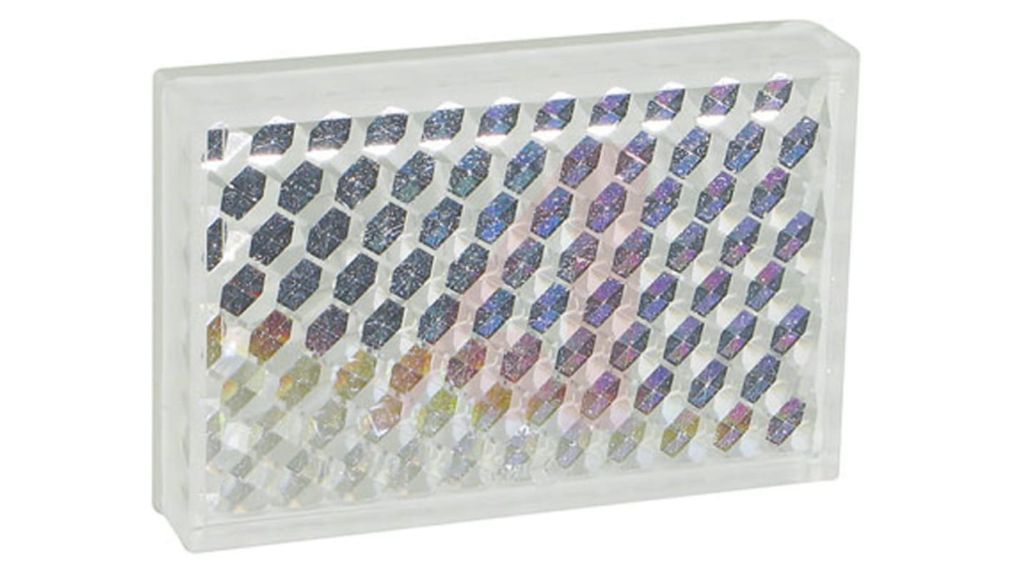 Riflettore rettangolare Banner BRT-48X32 per sensore VALU-BEAM, progettato per applicazioni industriali.