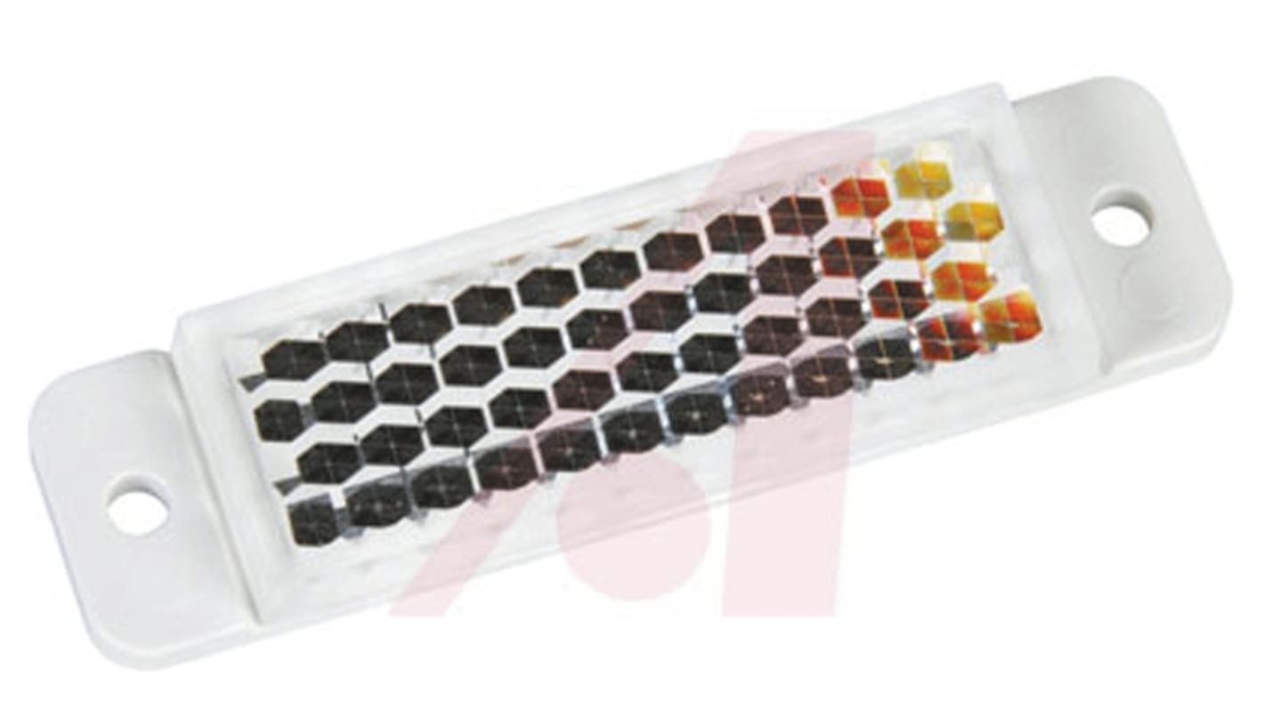 Riflettore rettangolare Banner BRT-53X19A per sensore VALU-BEAM, progettato per applicazioni industriali.