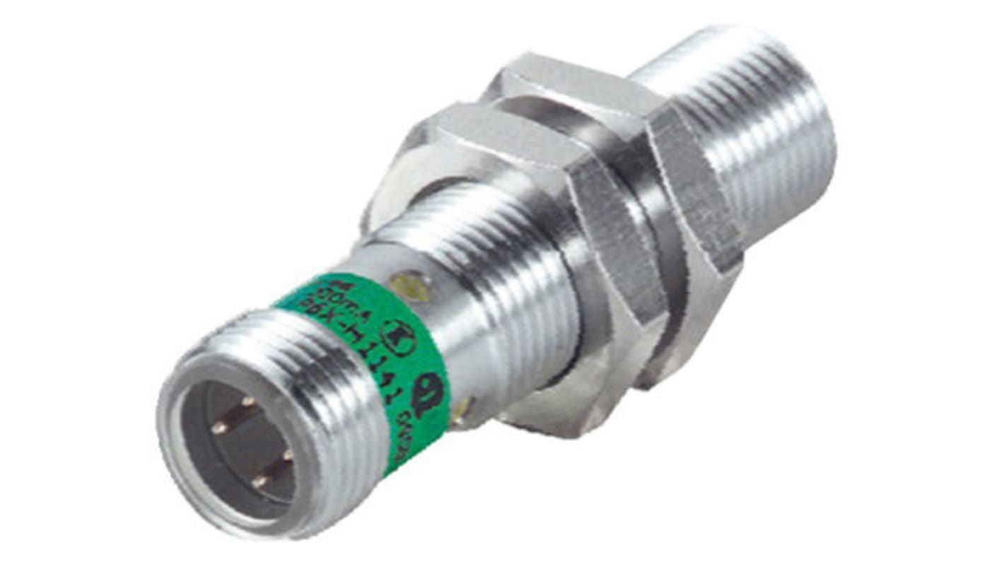 Sensore di prossimità cilindrico PNP M12 Turck Bi2-M12-VP6X-H1141, rilevamento 2 mm, IP67, alimentazione 10-30 V c.c.