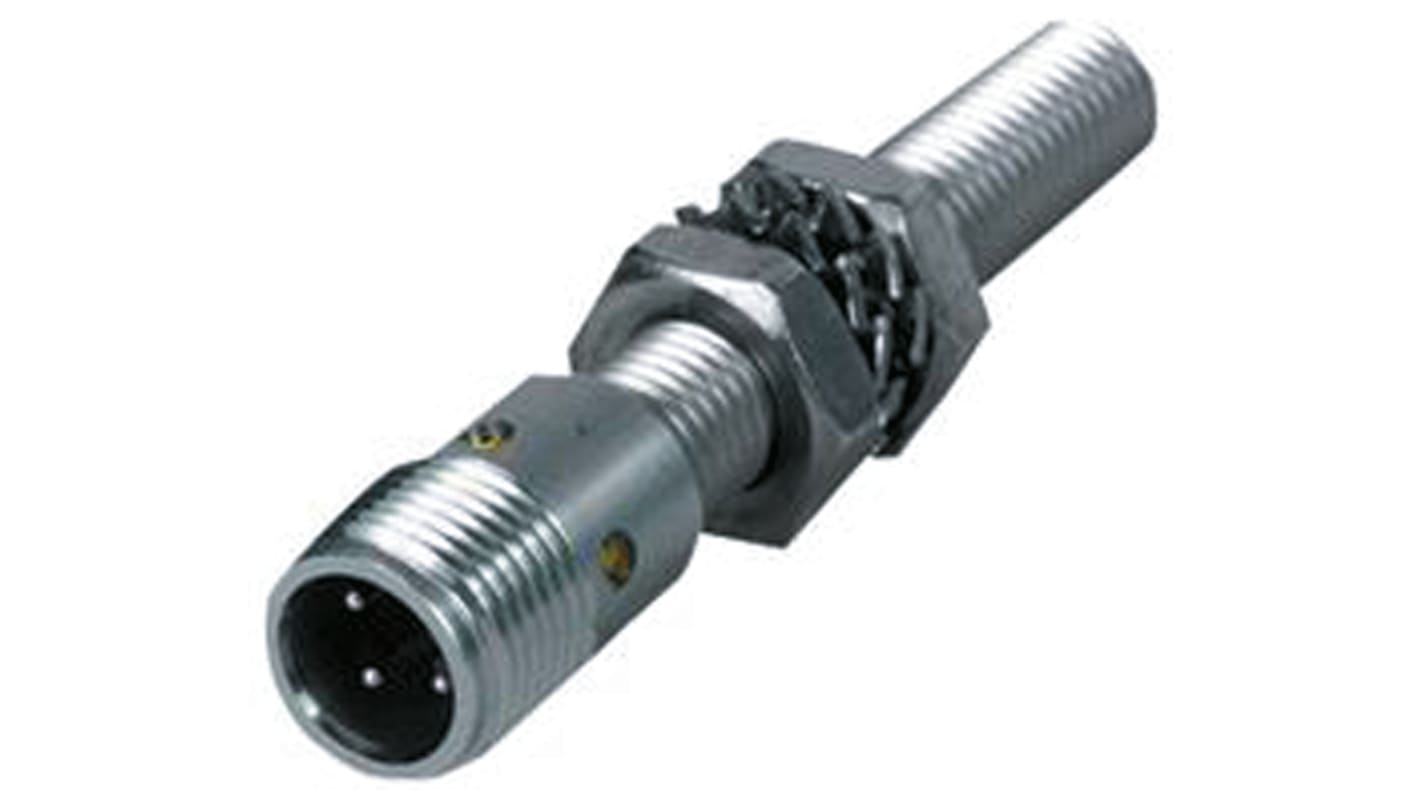 Sensore di prossimità cilindrico NPN M12 Turck Bi2U-EG08-AN6X-H1341, rilevamento a 2 mm, IP68, alimentazione 10-30 V c.c.