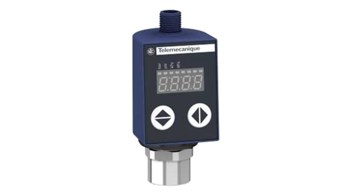 Pressostato differenziale Telemecanique Sensors XMLR010G2P05, 10 bar max, uscita 2x PNP, grado di protezione IP65/IP67.