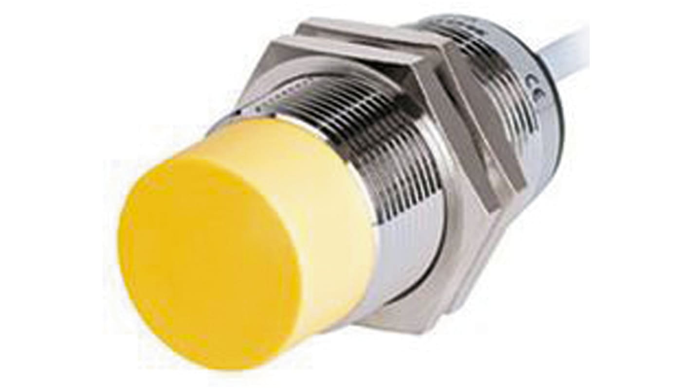 Sensore di prossimità cilindrico NPN Turck NI30U-M30-AN6X, M30 x 1.5, rilevamento 30 mm, IP68, -30 a +85 °C.