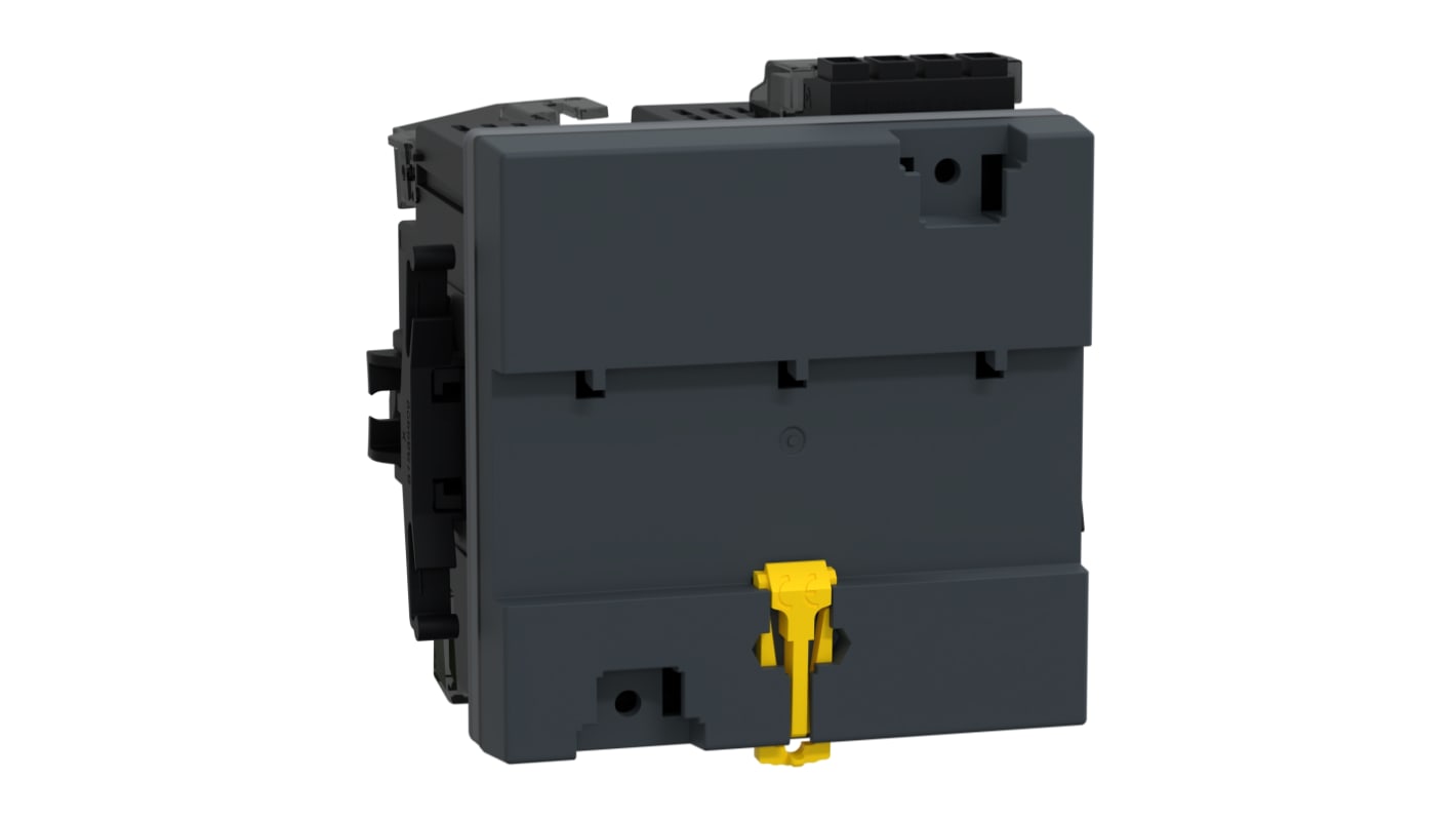 Contatore di energia trifase Schneider Electric METSEPM5563, precisione ±0,2%, installazione senza utensili, dimensioni 92x92x90 mm.