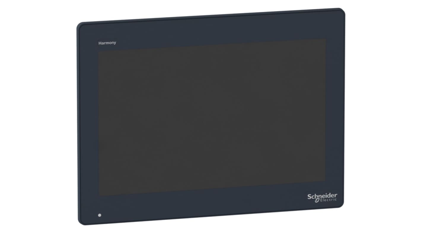 Schneider Electric HMIDT651, display HMI touch screen 12", risoluzione 1280x800, interfacce Ethernet e USB, protezione IP66/IP67.