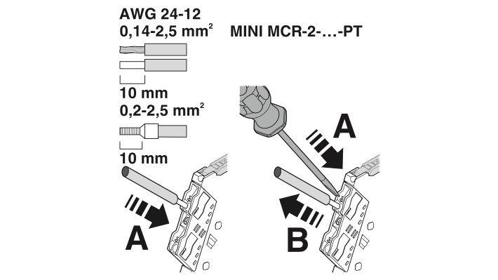 Condizionatore di segnale Phoenix Contact 2902055, per termocoppie, montaggio su guida DIN, dimensioni 110,5 x 6,2 x 120,5 mm.
