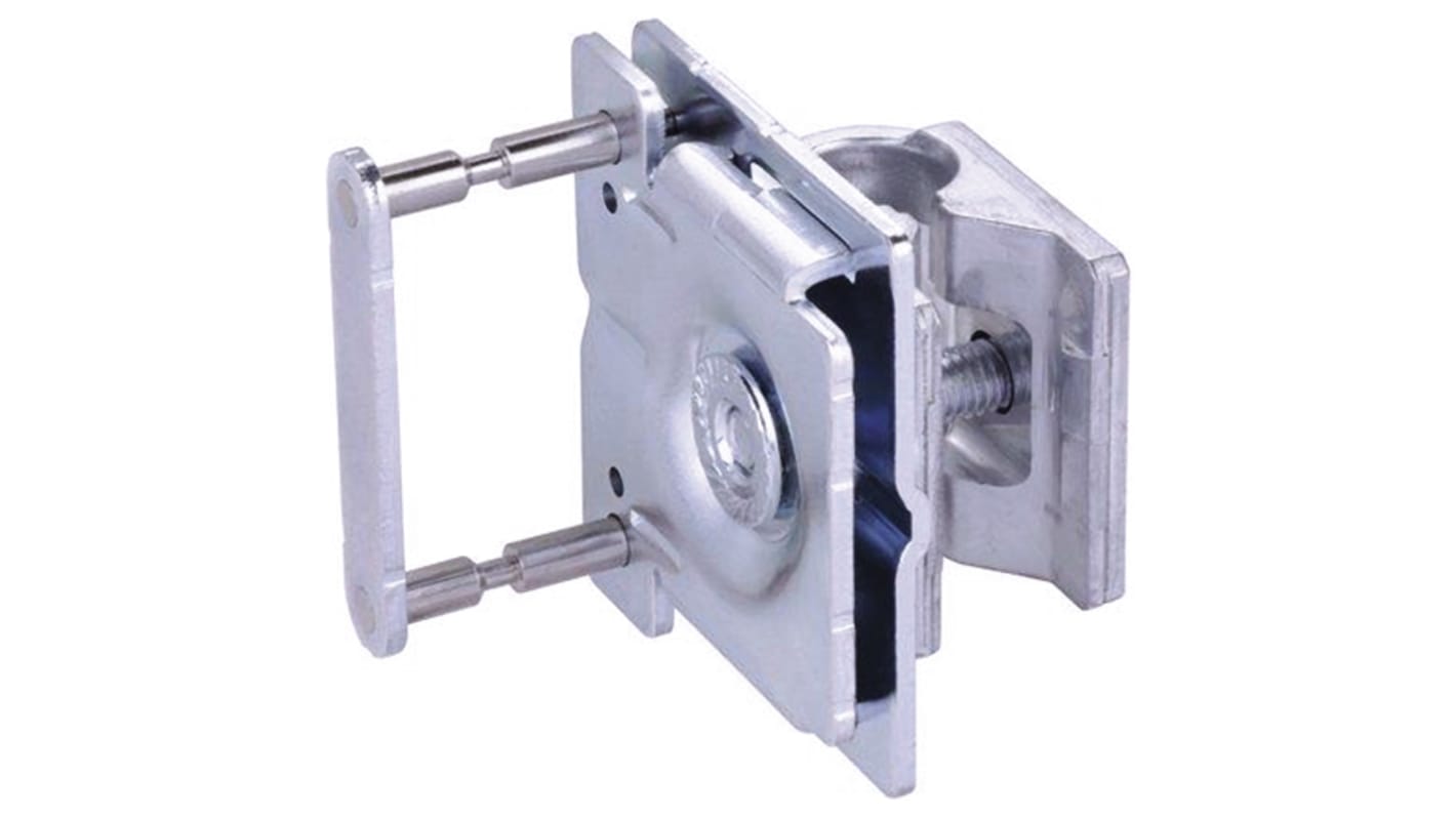 Staffa di montaggio Sick BEF-KHSQ12R01 per sensori G10, sistema Q-Lock, resistente a temperature da -30 a +60 gradi Celsius.