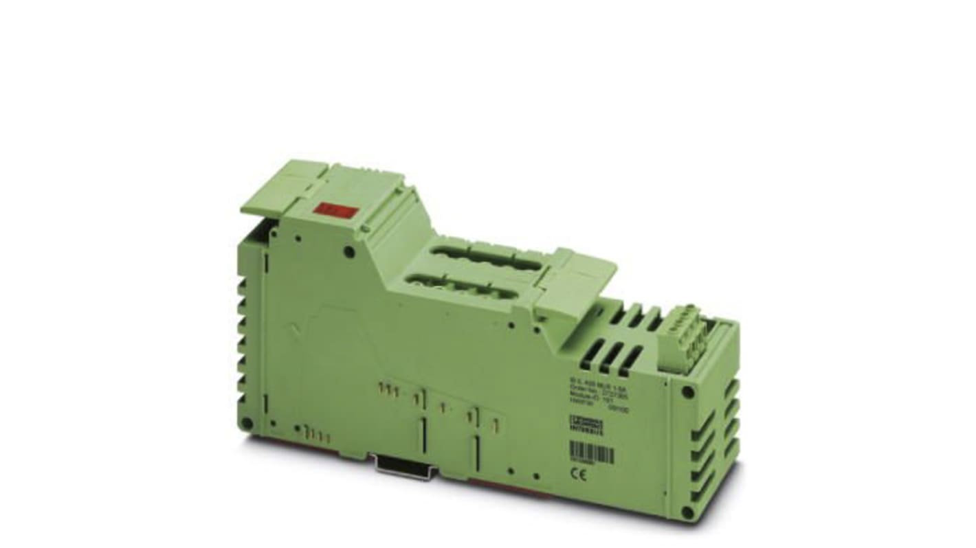 Modulo I/O Phoenix Contact 2727378, IB IL RS 232, per applicazioni industriali, dimensioni 224 x 63 x 109 mm, potenza 1,5 kW.