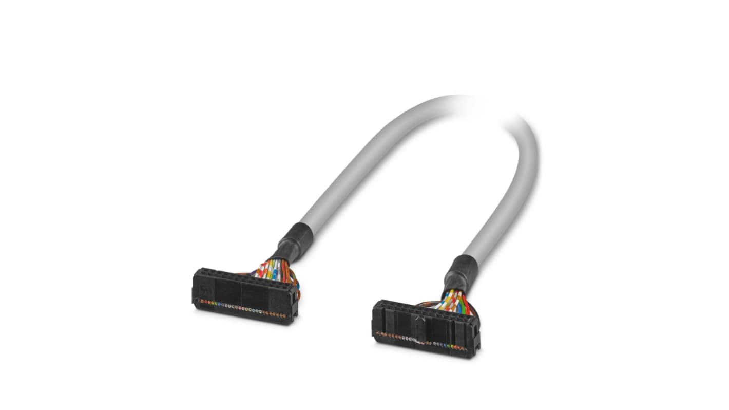 Cavo rotondo Phoenix Contact 2299440, serie FLK 26/EZ-DR, lunghezza 6 m, non schermato, con connettori IDC/FLK a 26 posizioni.
