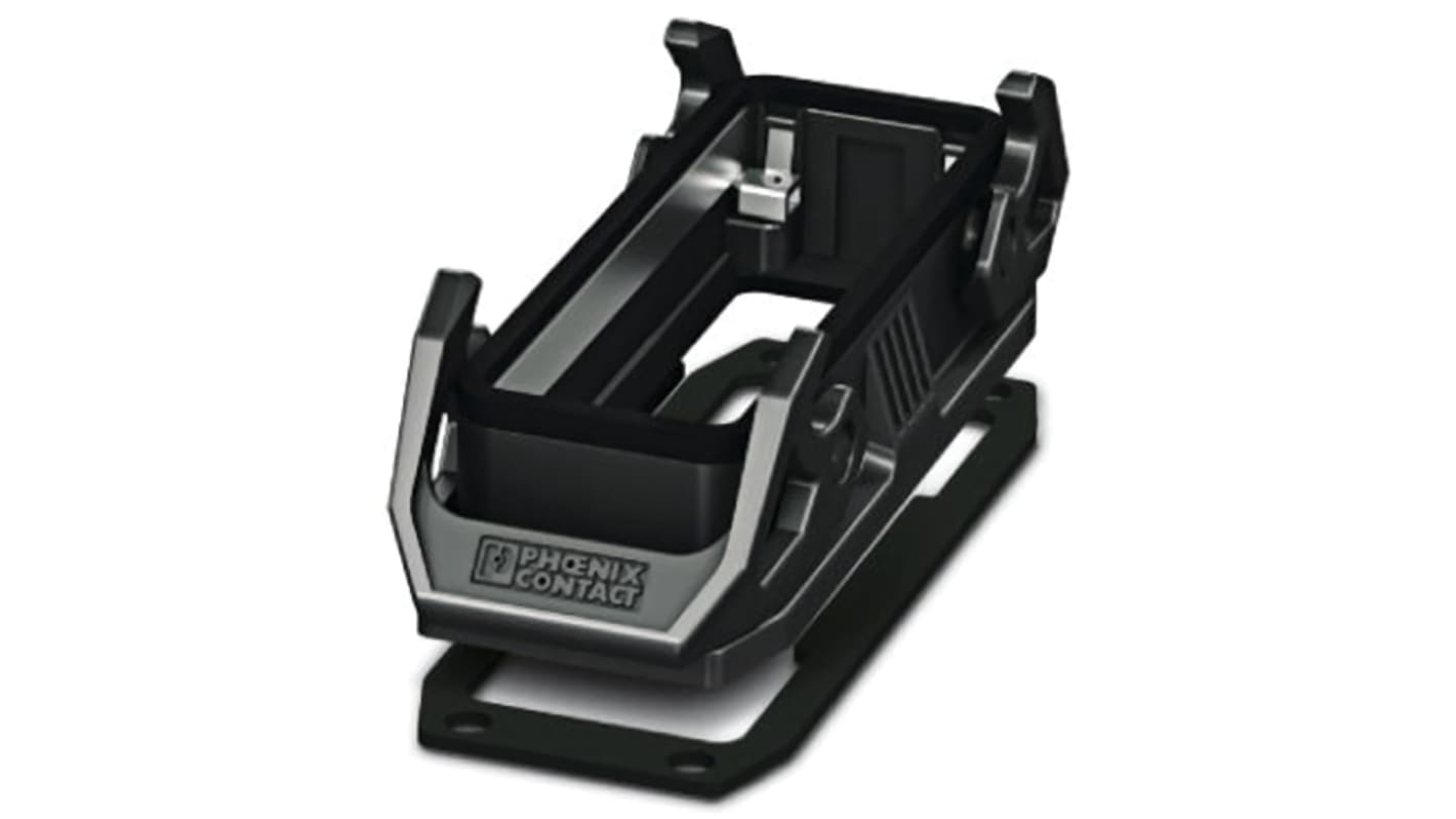 Contenitore Phoenix Contact HC-EVO-B24-BWD-PLRBK per montaggio a pannello, plastica resistente alla corrosione con doppia chiusura a scatto - Cod. 1407661.