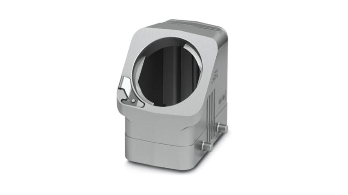 Contenitore Phoenix Contact HC-EVO-B10-HLFD-EL-AL, EMC, flangia baionetta, 64mm, codice 1411455. Per quadri di controllo industriali.