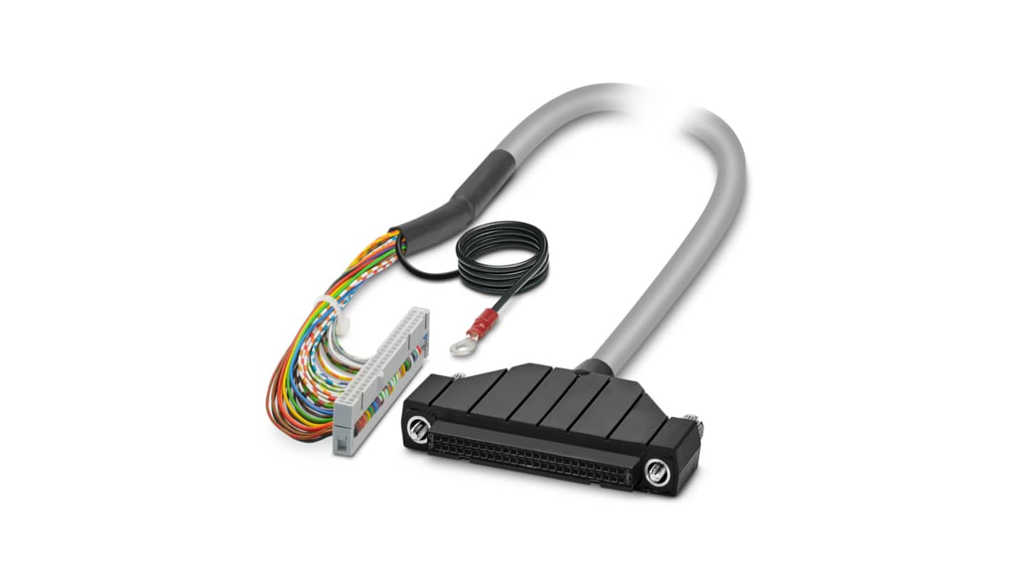 Cavo PLC Phoenix Contact 2314590, 2 m, per Yokogawa Centum CS3000R3 e Stardom, con presa multipla IDC/FLK a 50 posizioni.