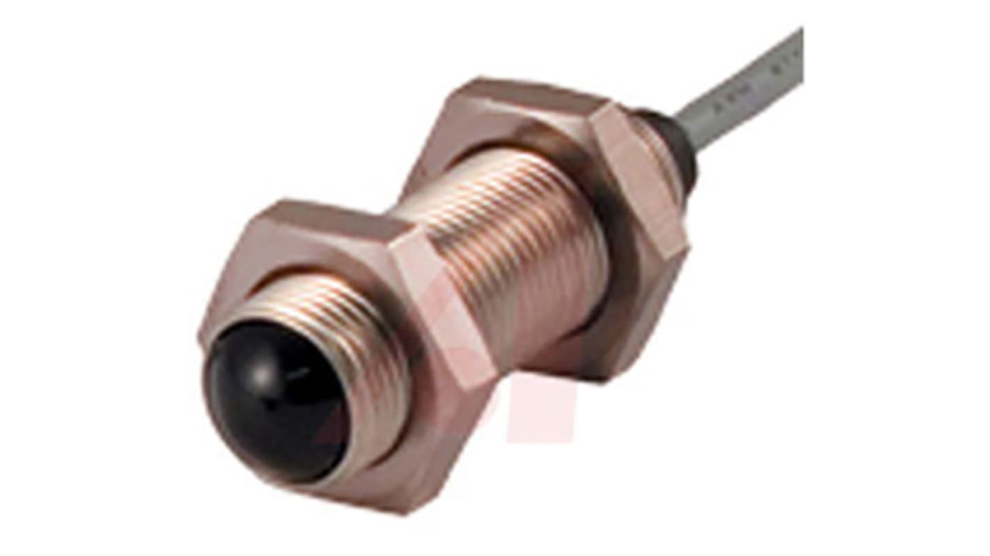 Sensore fotoelettrico cilindrico Carlo Gavazzi MOFT20-M12-5, portata 20 m, uscita NPN/PNP, grado di protezione IP66/IP67.