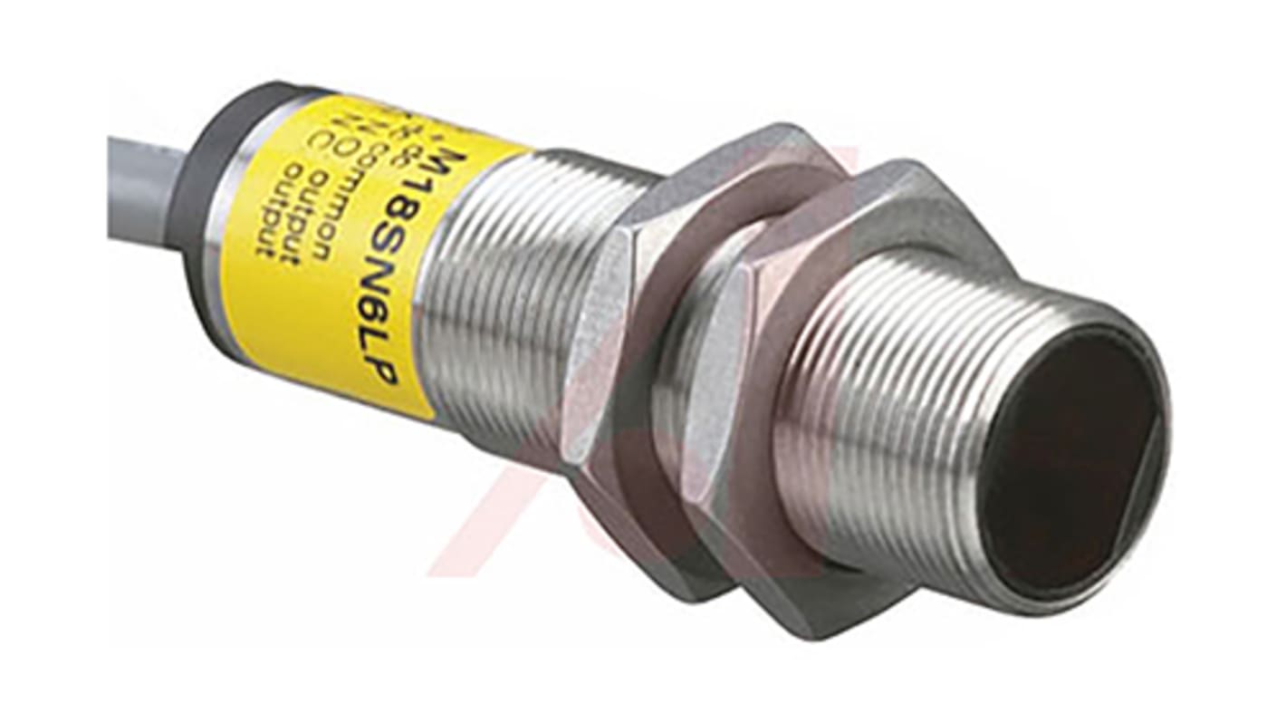 Segnalatore LED Banner M18GRYPQ, montaggio a pannello, diametro 16.5 mm, altezza 61 mm, colori verde, rosso, giallo, IP67.