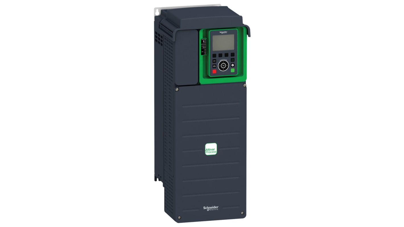 Inverter Schneider Electric ATV630D18N4: 18,5 kW, 400 V c.a., 3 fasi, 0.1 → 500Hz - Serie Altivar ATV630 VFD ottimizza processi industriali.
