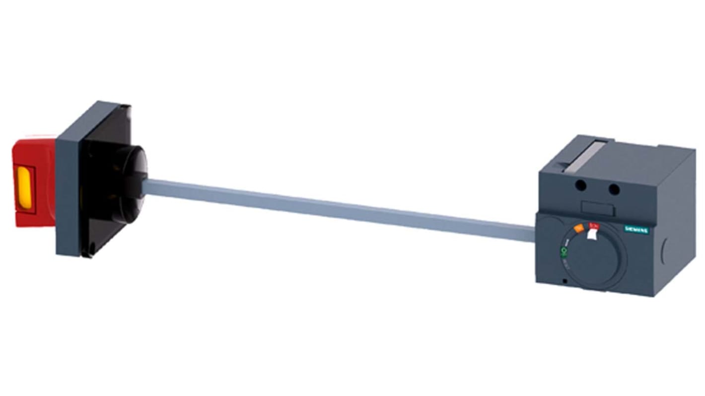 Manopola rotante Siemens 3VA9157-0PK17 per 3VA1, montaggio laterale e frontale, compatibile con 100/160.