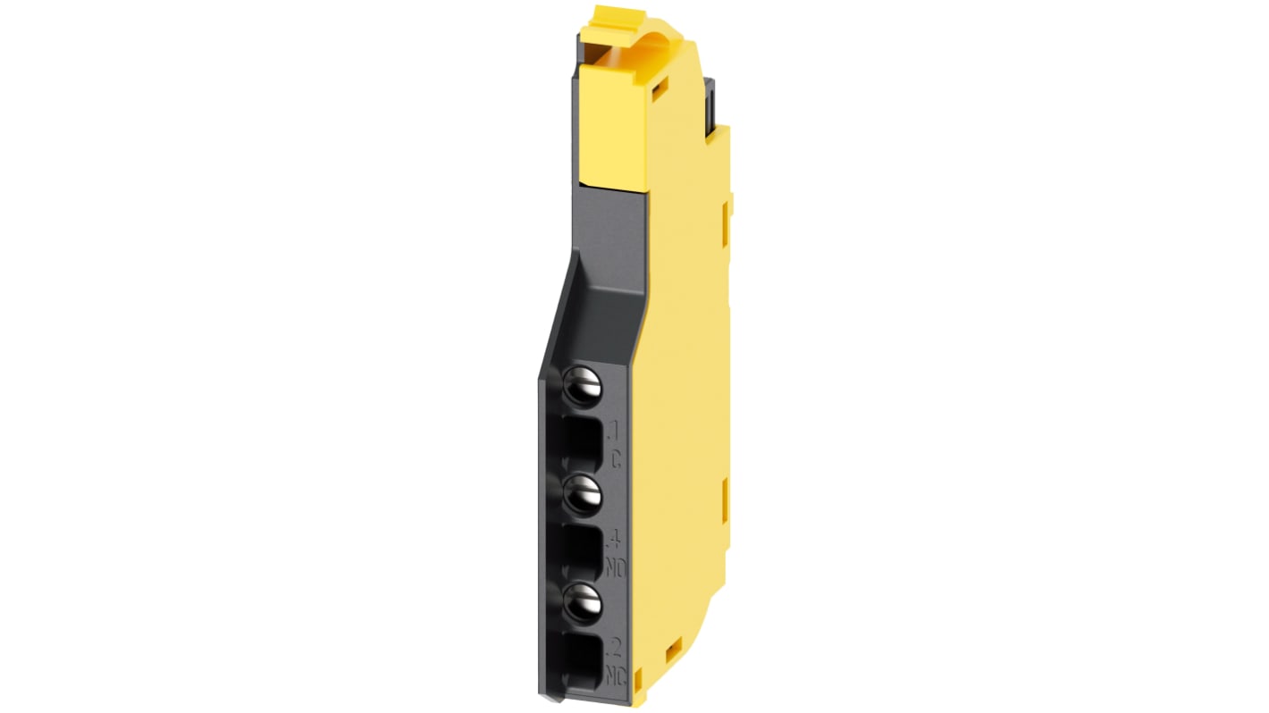 Contatto ausiliario e rilascio sottotensione Siemens 3VA9988-0AB12 per interruttori 3VA fino a 630A. Alta flessibilità e affidabilità.