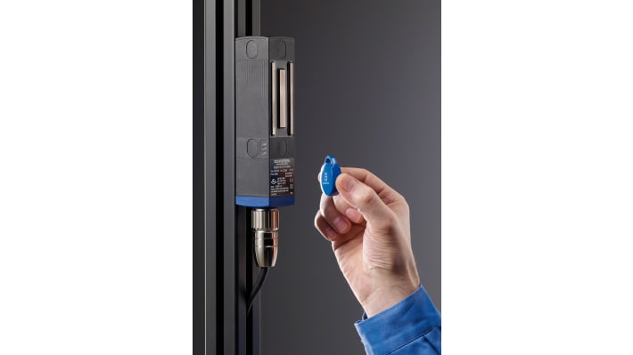 Interruttore di sicurezza Schmersal MZM 100 TARGET, peso 15 g, dimensioni 38 x 26 x 11,5 mm, forza regolabile 30-100 N.