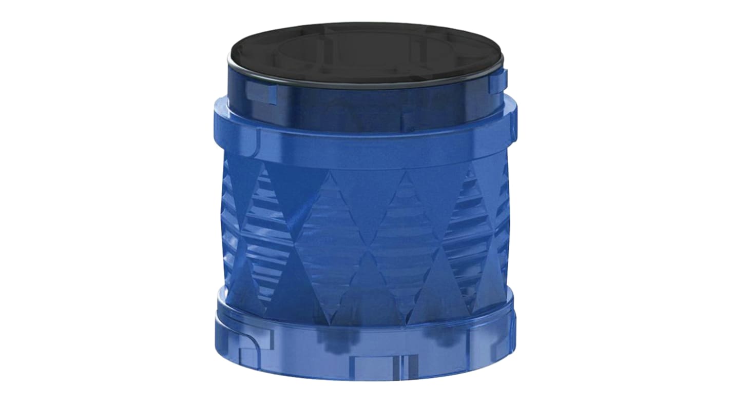 Segnalatore Luminoso Blu 24V c.a./c.c. Ø60mm h50mm - Schneider Electric XVUC26 - Serie Harmony XVU - Ideale per settori automotive e industriali.