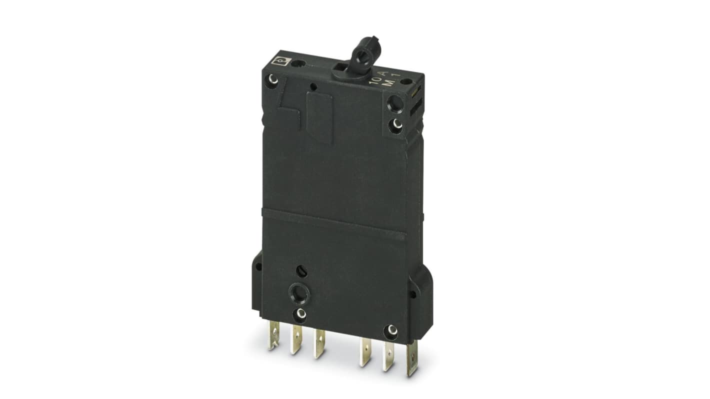 Interruttore automatico magnetotermico TMCP di Phoenix Contact, 1 polo, progettato per protezione da sovraccarichi e cortocircuiti.