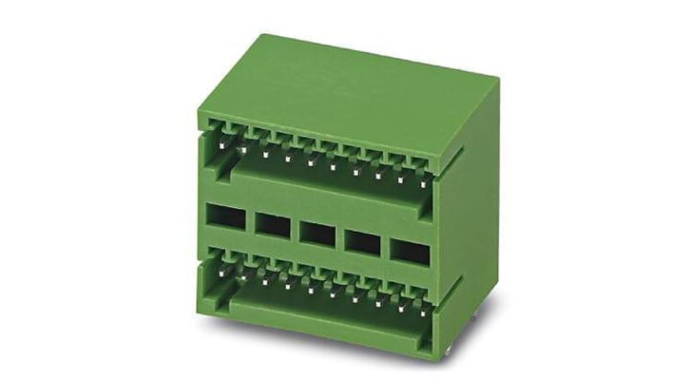 Connettore PCB 4 vie 2.5mm Phoenix Contact 1894820 per morsettiera MICRO COMBICON MC/MCV/MCD/MCDV. Ideale per montaggio su circuito stampato.