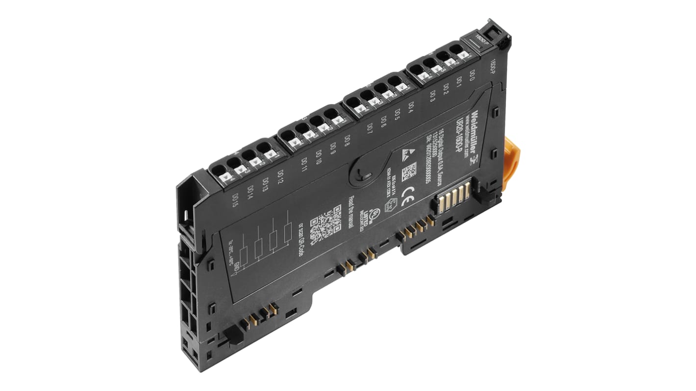Modulo I/O remoto Weidmüller Serie FX5 - 1315250000: 10 μs di tempo di risposta, 24 V c.c. Ideale per automazione, industria manifatturiera e produzione automobilistica.