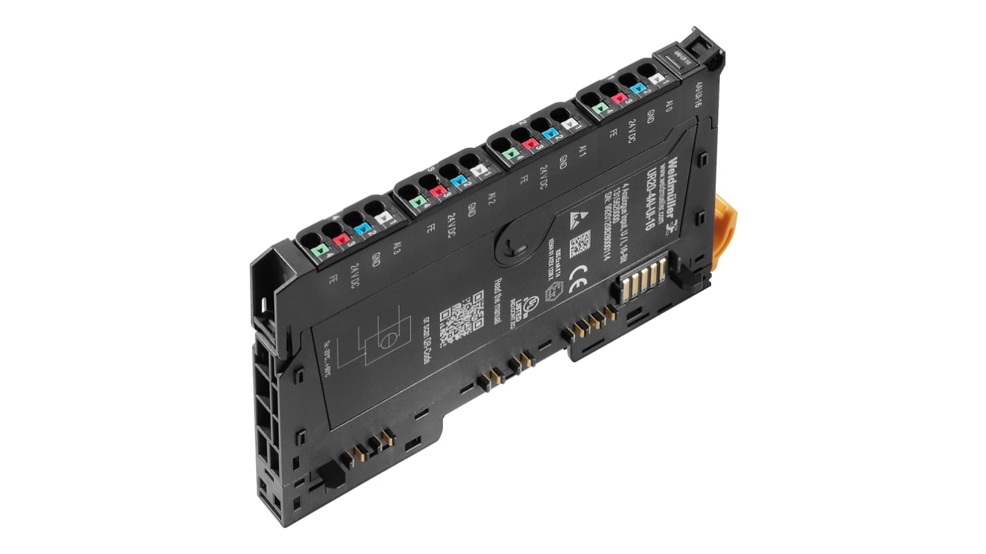 Modulo I/O remoto Weidmüller 1315620000, Serie IB IL RS 485/422-PRO-PAC per comunicazioni ad alta precisione. LED di stato, 4 ingressi analogici, montaggio su guida DIN.