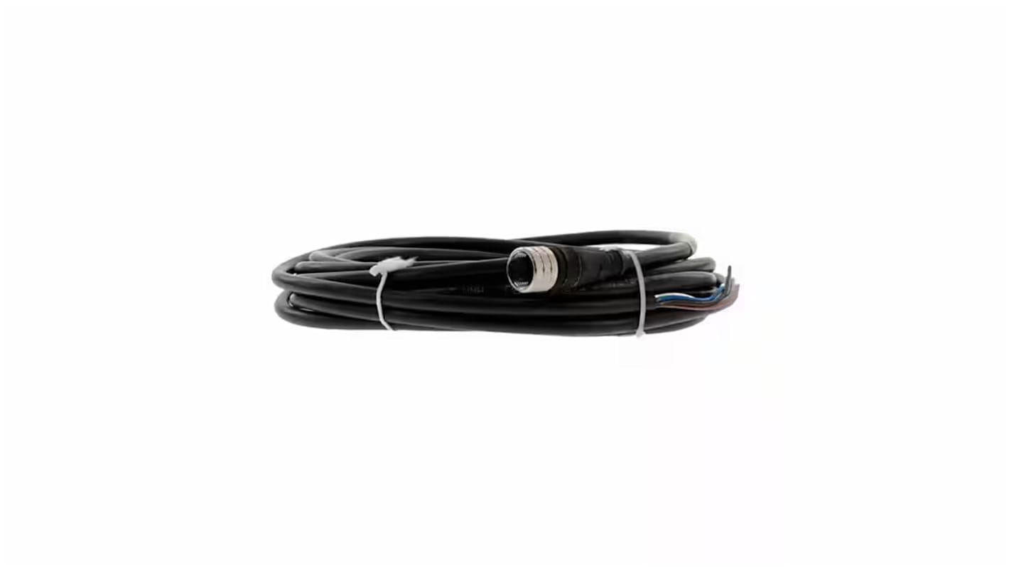 Cavo sensore/attuatore Brad Molex M12 Femmina, Ø 5.8mm, L. 5m - 1200651978: Cavo singolo resistente a vibrazioni e spruzzi, ideale per applicazioni industriali. PVC, PUR o SJTO disponibili.