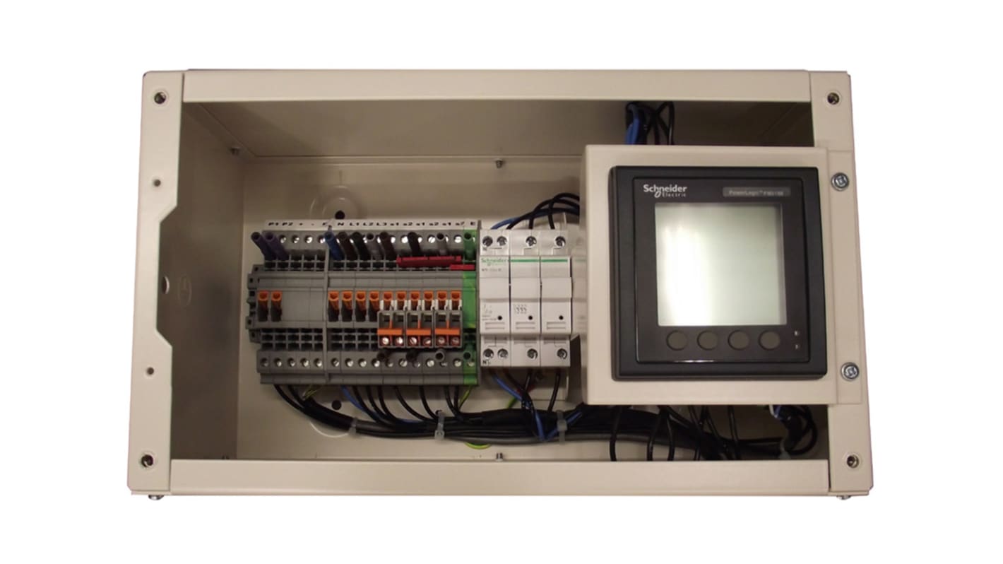 Contatore di energia Schneider Electric RETMKITMIDM PM5000, 3 fasi, LCD, IP40, misurazione 20-400 V, precisione ±0.5%.