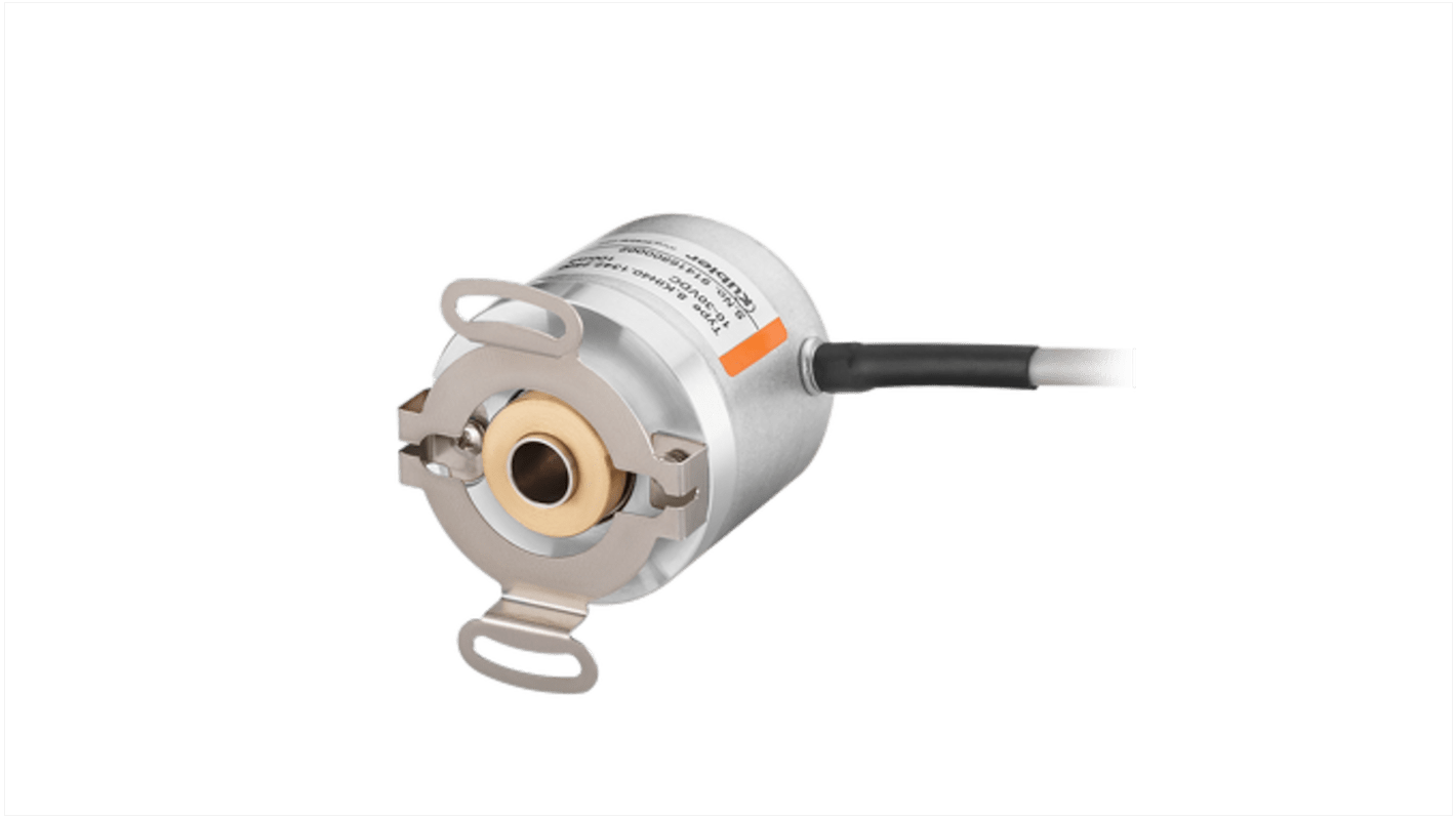Encoder incrementale Kübler 8.KIH40.5442.1024, tecnologia ottica, 1024 impulsi, uscita Push Pull, IP64, diametro albero 8 mm.
