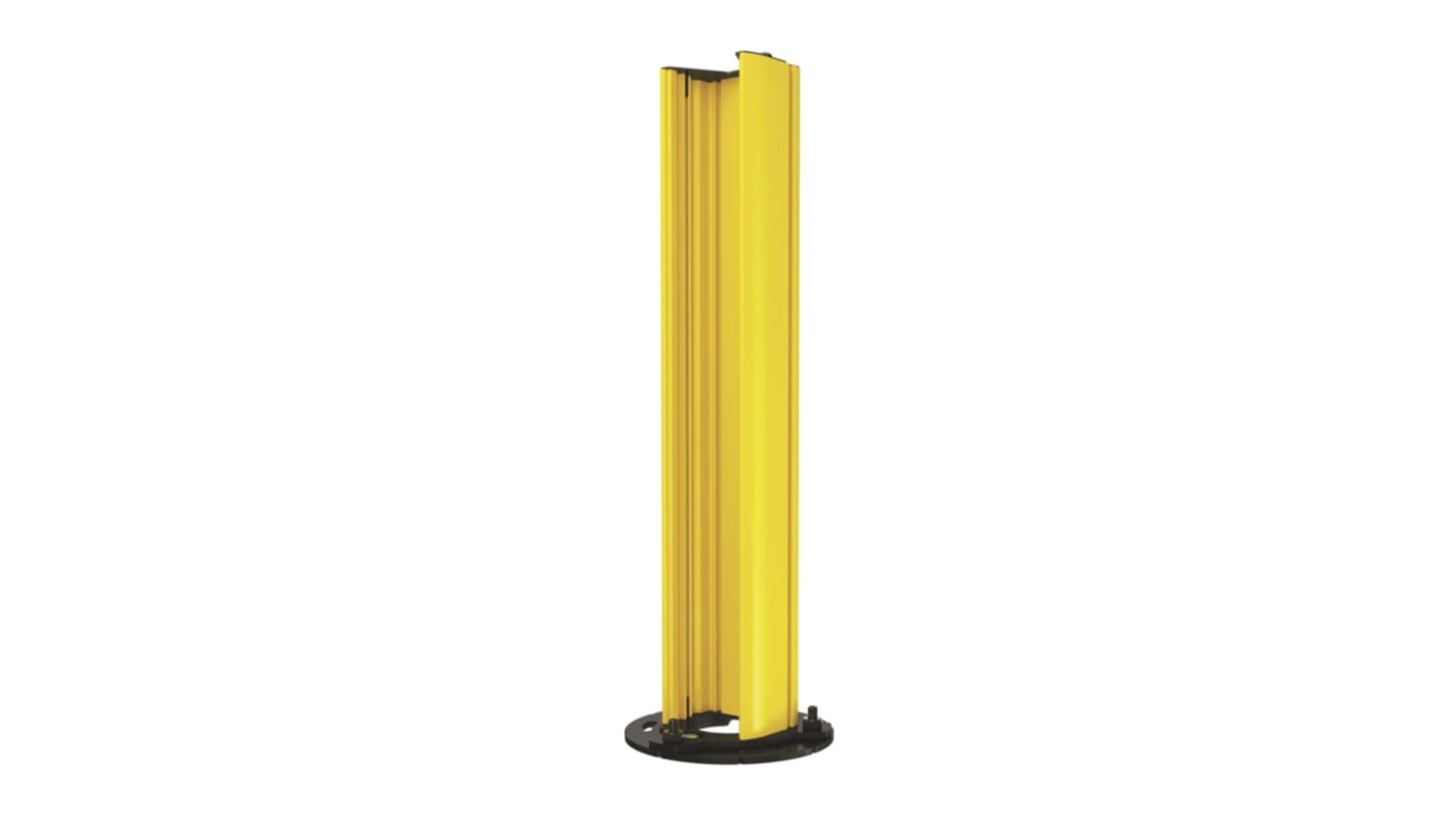 Barriera fotoelettrica ABB 2TLA022312R0000 per protezione perimetrale, include kit di montaggio e supporti protettivi.