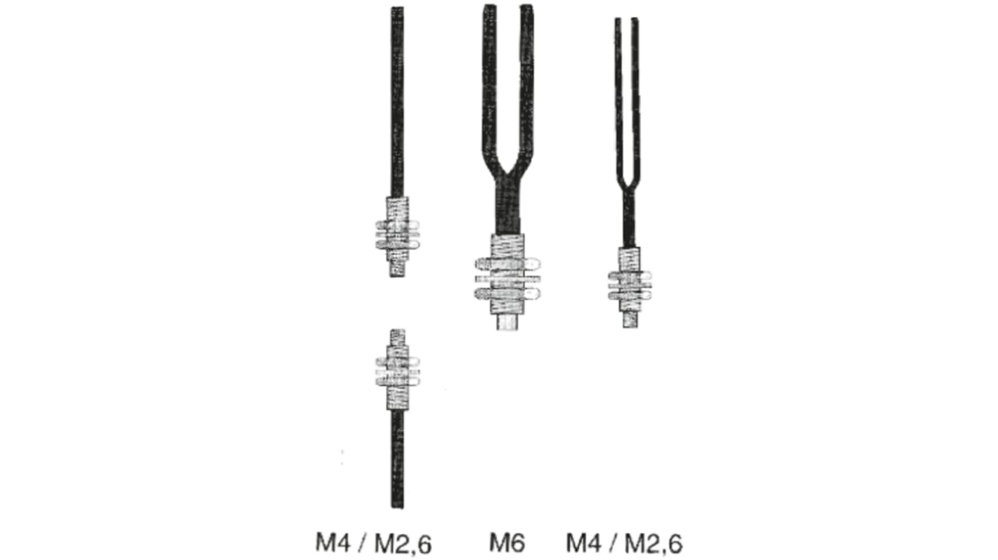 Sensore per fibre ottiche Telemecanique Sensors XUFN01321, distanza di rilevamento 200 mm, temperatura operativa -25/+60 °C, IP64.