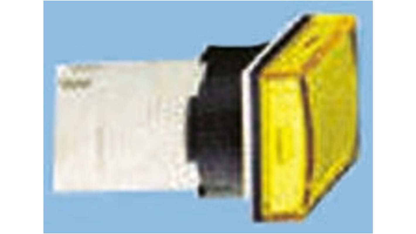Spia luminosa Schneider Electric ZB6DV5 Harmony XB6 16 mm, Gialla, IP65, Montaggio a pannello.