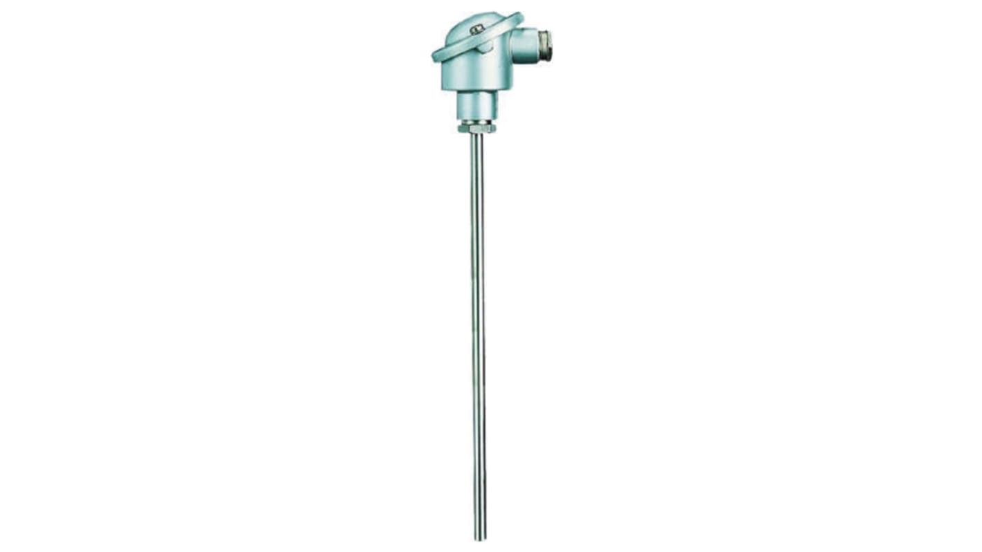 Sensore di temperatura Jumo 902020/25-402-1001-1-6-100-104/395,330 RTD PT100, lunghezza 100mm, diametro 6mm, 0-100°C.