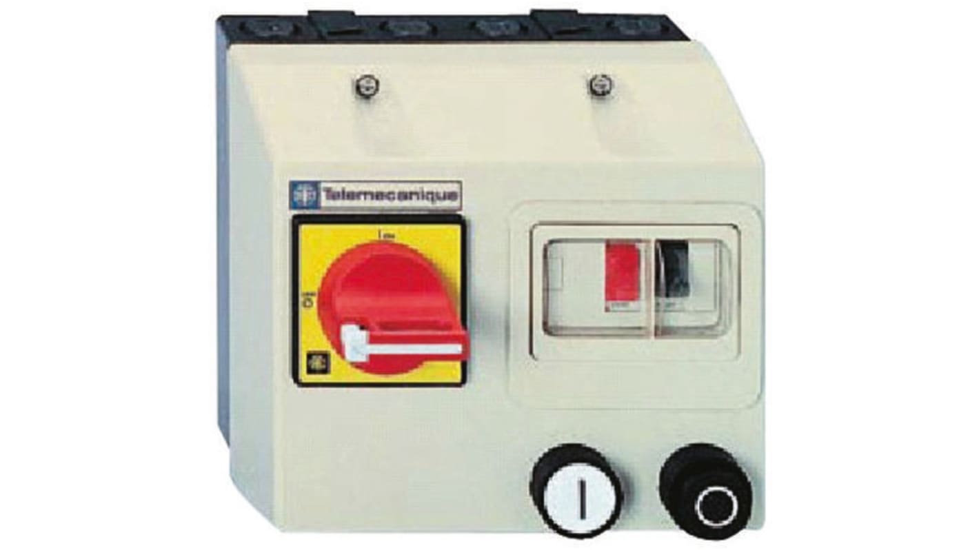 Starter DOL Automatico Schneider Electric LG1D122Q716, 5.5 kW, 440 V, IP657, 3 poli, dimensioni 165x175x165 mm.