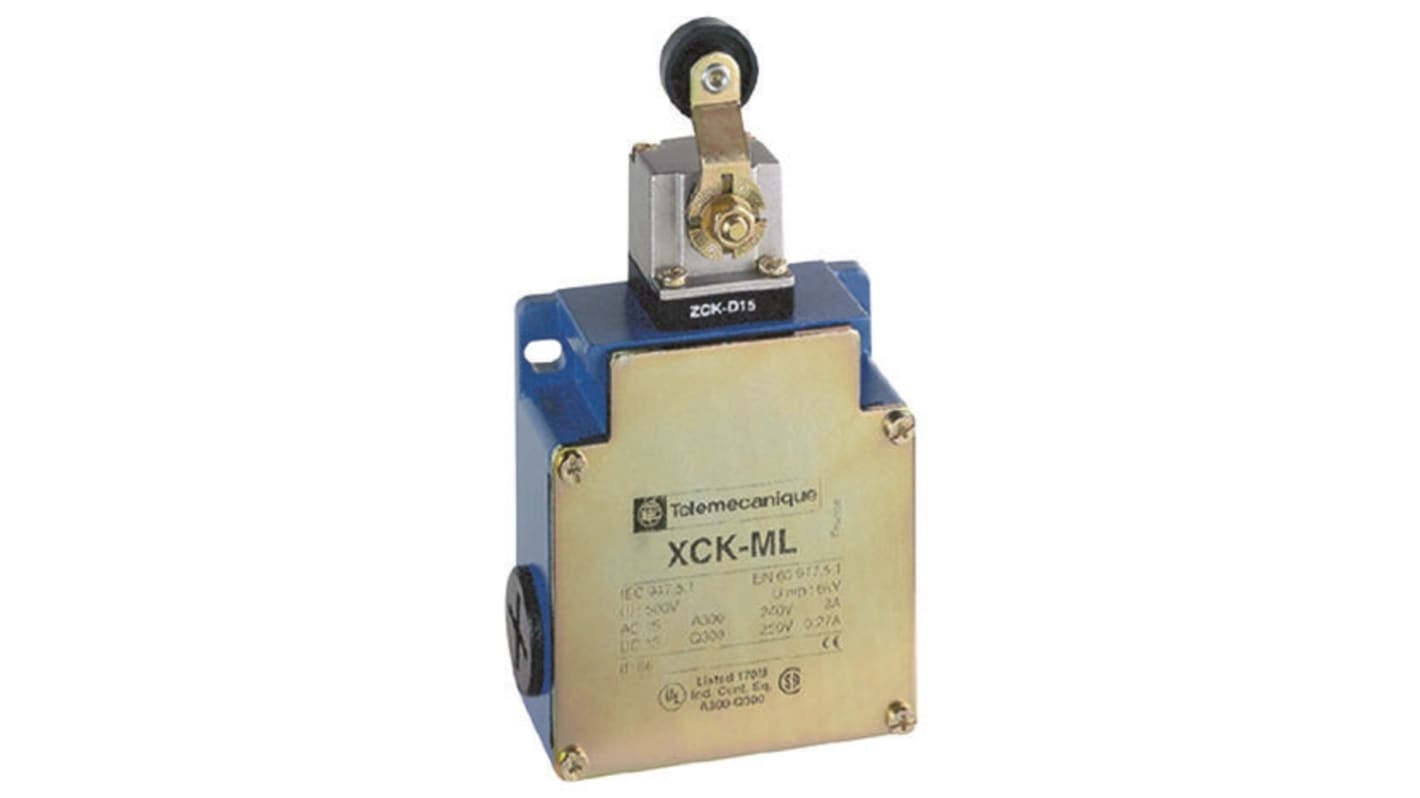 Interruttore di fine corsa Telemecanique Sensors XCKML115, Leva, NO/NC, 240V, 10A, IP66. Ideale per applicazioni industriali.