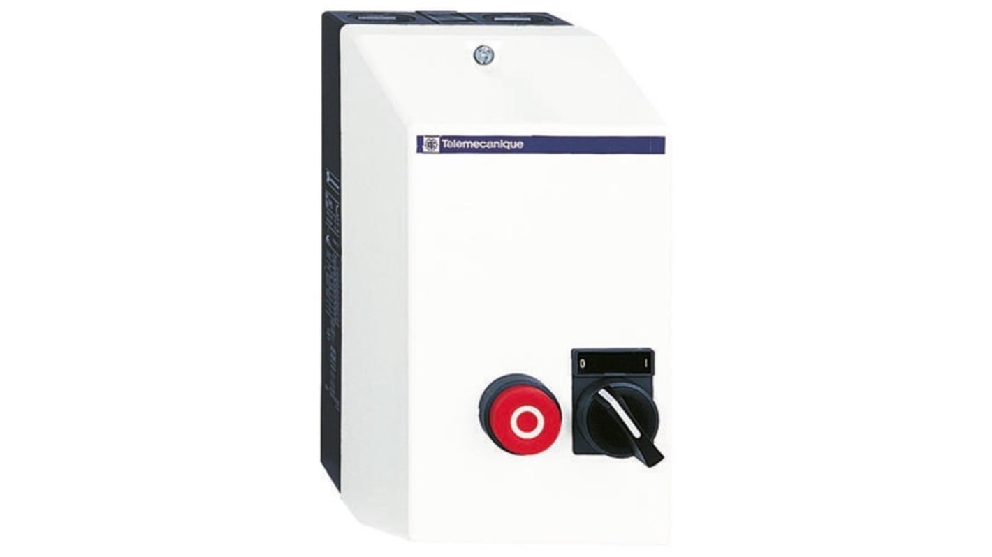 Starter DOL automatico Schneider Electric LE2D09V7, potenza 5,5 kW, tensione 690 V, grado di protezione IP657, dimensioni 219x214x207 mm.