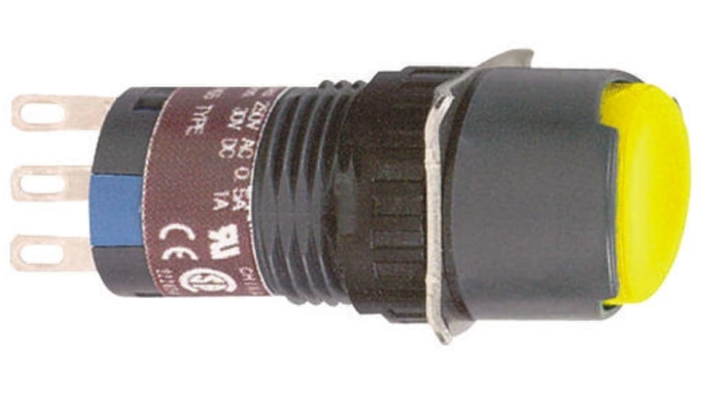 Pulsante Schneider Electric XB6EAA31P, testa cilindrica, SPDT, IP65, 240V, 1,5A. Ideale per applicazioni professionali.