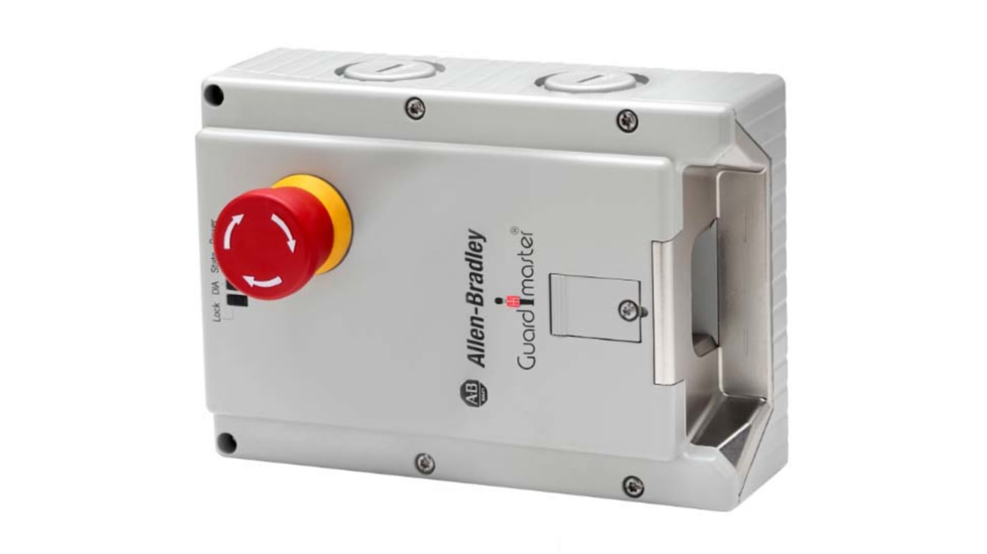 Interruttore di interblocco a solenoide Allen Bradley Guardmaster 442G-MABL-UT-C05, protezione IP65, dimensioni 114 x 285.3 x 174 mm.