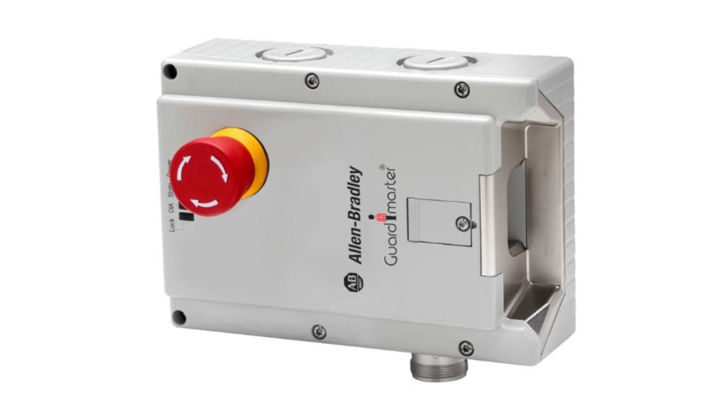 Interruttore di interblocco a solenoide Allen Bradley Guardmaster 442G-MABR-URM-C05, protezione IP65, dimensioni 285.3 x 114 x 113.9 mm.