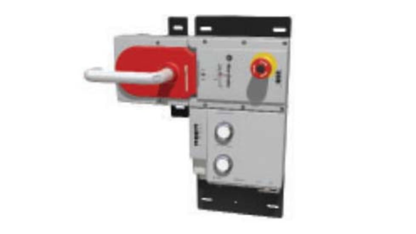 Interruttore di interblocco a solenoide Allen Bradley Guardmaster 442G, con attuatore RFID e protezione IP65. Dimensioni 285.3mm x 174mm x 114mm.