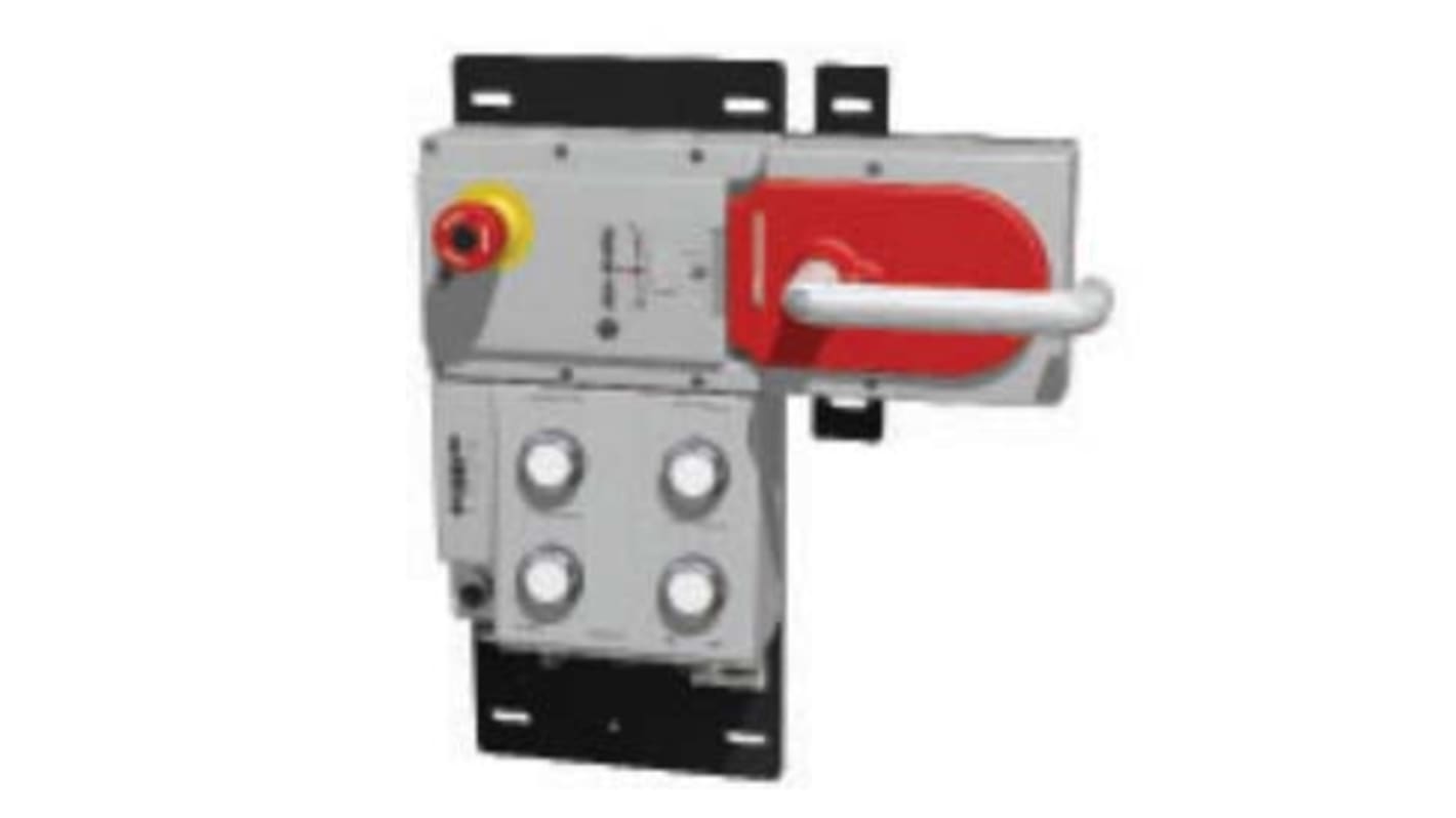 Interruttore di interblocco a solenoide Allen Bradley Guardmaster 442G, con attuatore RFID e collegamento EtherNet/IP, dimensioni 285.3mm x 114mm x 113.9mm.