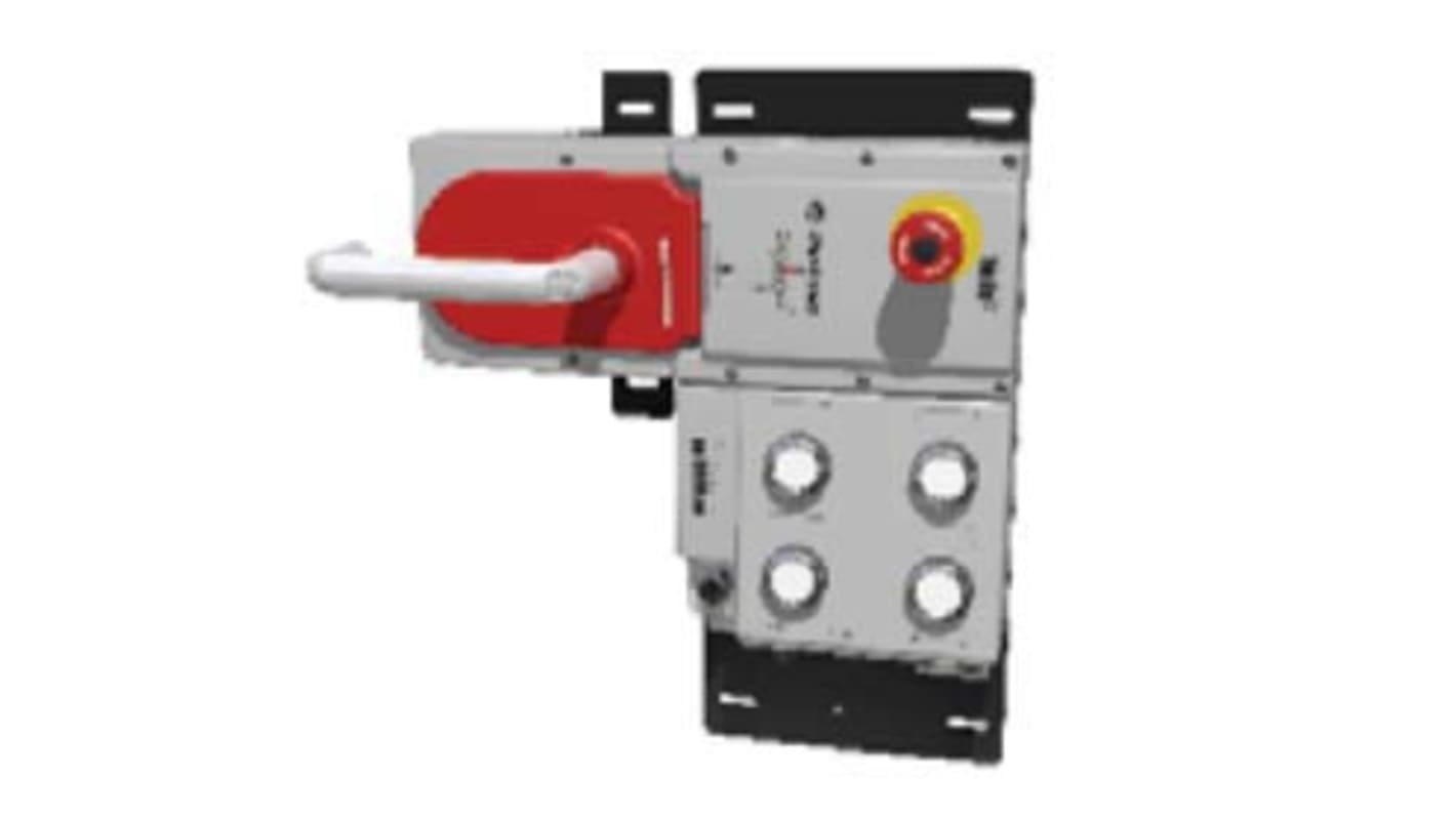 Interruttore di interblocco a solenoide Allen Bradley Guardmaster 442G-MABLB-UL, con attuatore RFID e protezione IP65. Dimensioni 285.3mm x 114mm x 174mm.
