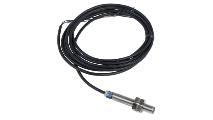 Sensore di prossimità cilindrico PNP Telemecanique Sensors XS608B1PBL2, M8, 2,5 mm, IP67, acciaio inox, 51 mm, 12-48 V c.c.