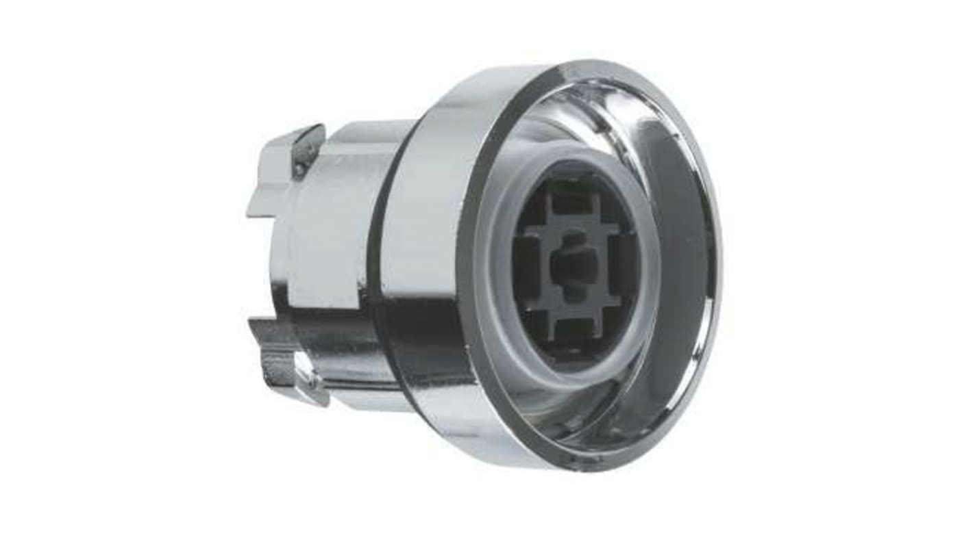 Attuatore pulsante ZB4BA0 in metallo Harmony XB4 di Schneider Electric - Robusto e versatile per pannelli di controllo e automazione industriale.