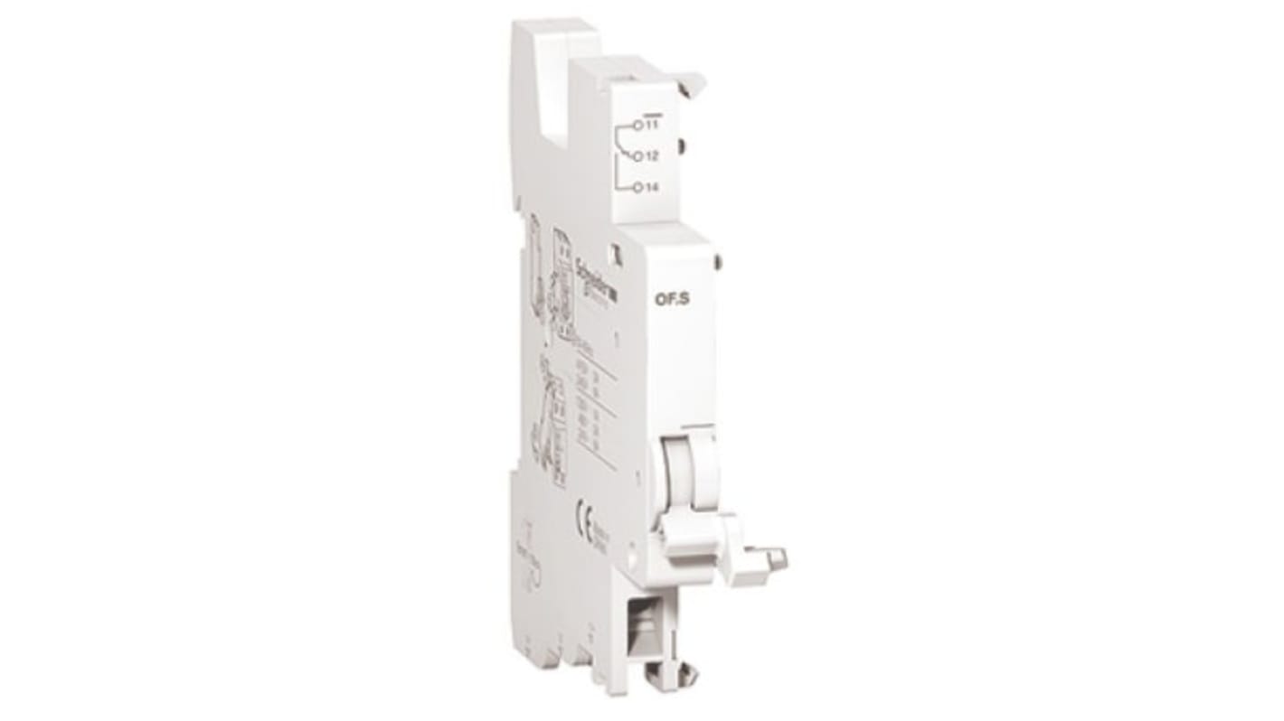 Contatto ausiliario Schneider Electric A9N26923 ACTi 9 Serie A9A per circuiti di controllo sicuri. Design compatto, consumo ridotto, certificato IP20.